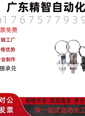 ZAC40 41 42 43 ZAC44 45-M6 M8 M10 M12分度销 拉环型GN717粗牙