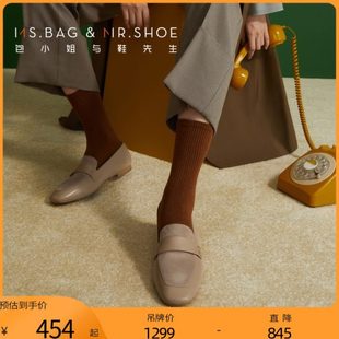 口30W马蹄与方头深扣包乐福鞋 先生小姐小键盘23B12 女春秋款 跟鞋