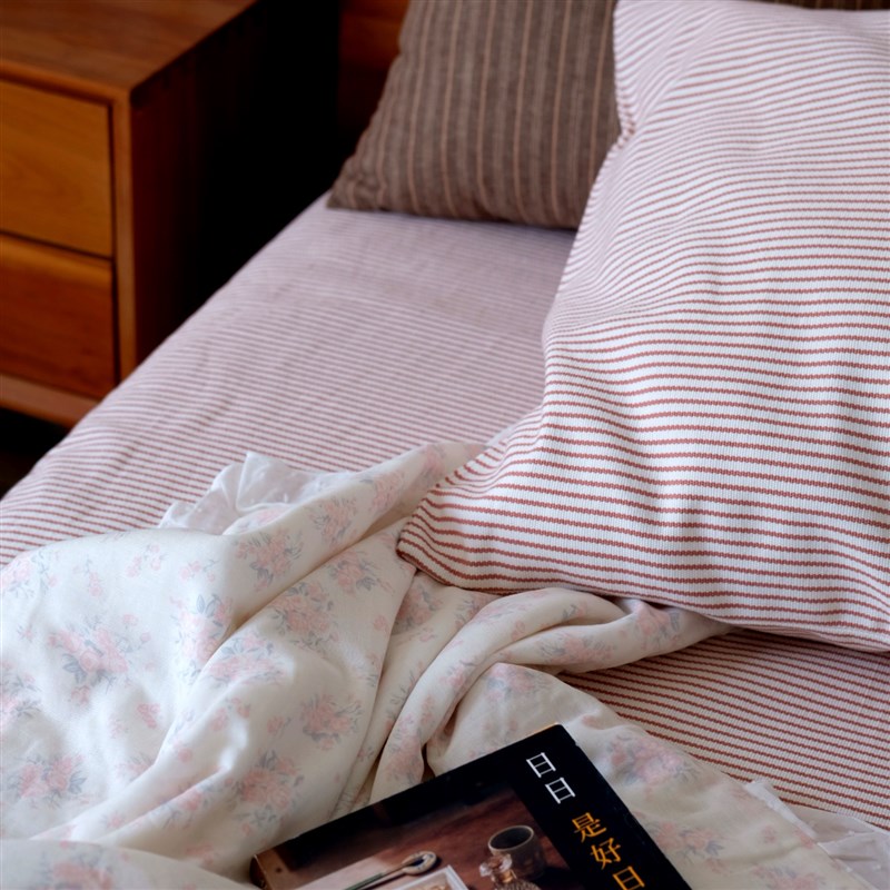 暖暖家 可用N年定织定染加厚加密全棉老粗布凉席三T件套1床单2枕