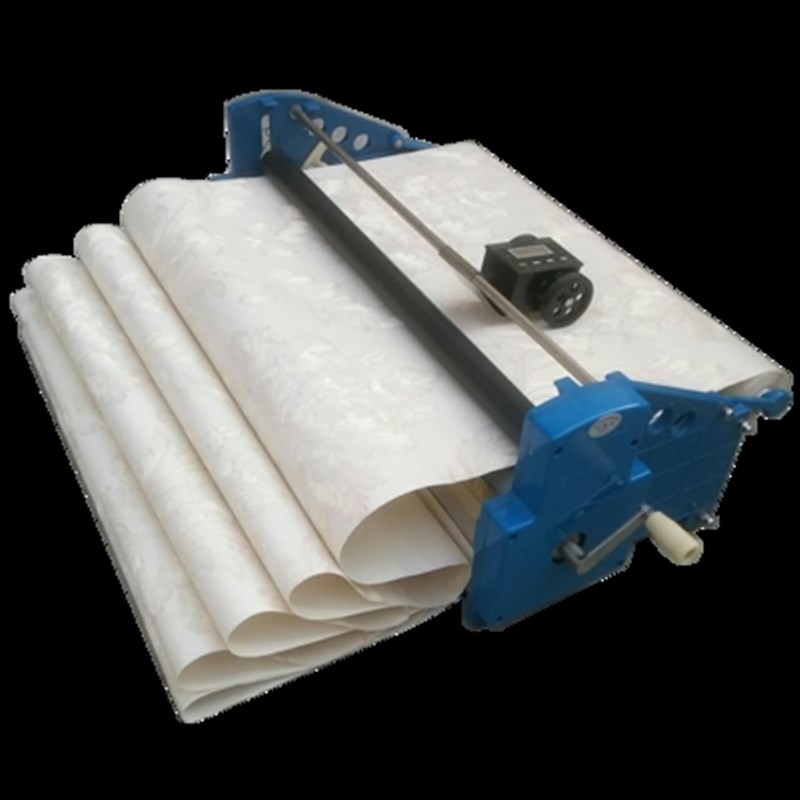 手拉滚轮齿轮不锈钢折叠刷头海绵D手摇手提滚筒粘扣带壁纸上胶机