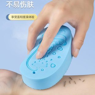 优勤儿童搓澡神器家用搓澡巾宝宝洗澡巾搓泥海绵婴儿柔软沐浴棉擦