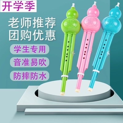 葫芦丝民族乐器小学生课堂专用C调降B调防摔儿童初学者演奏乐器