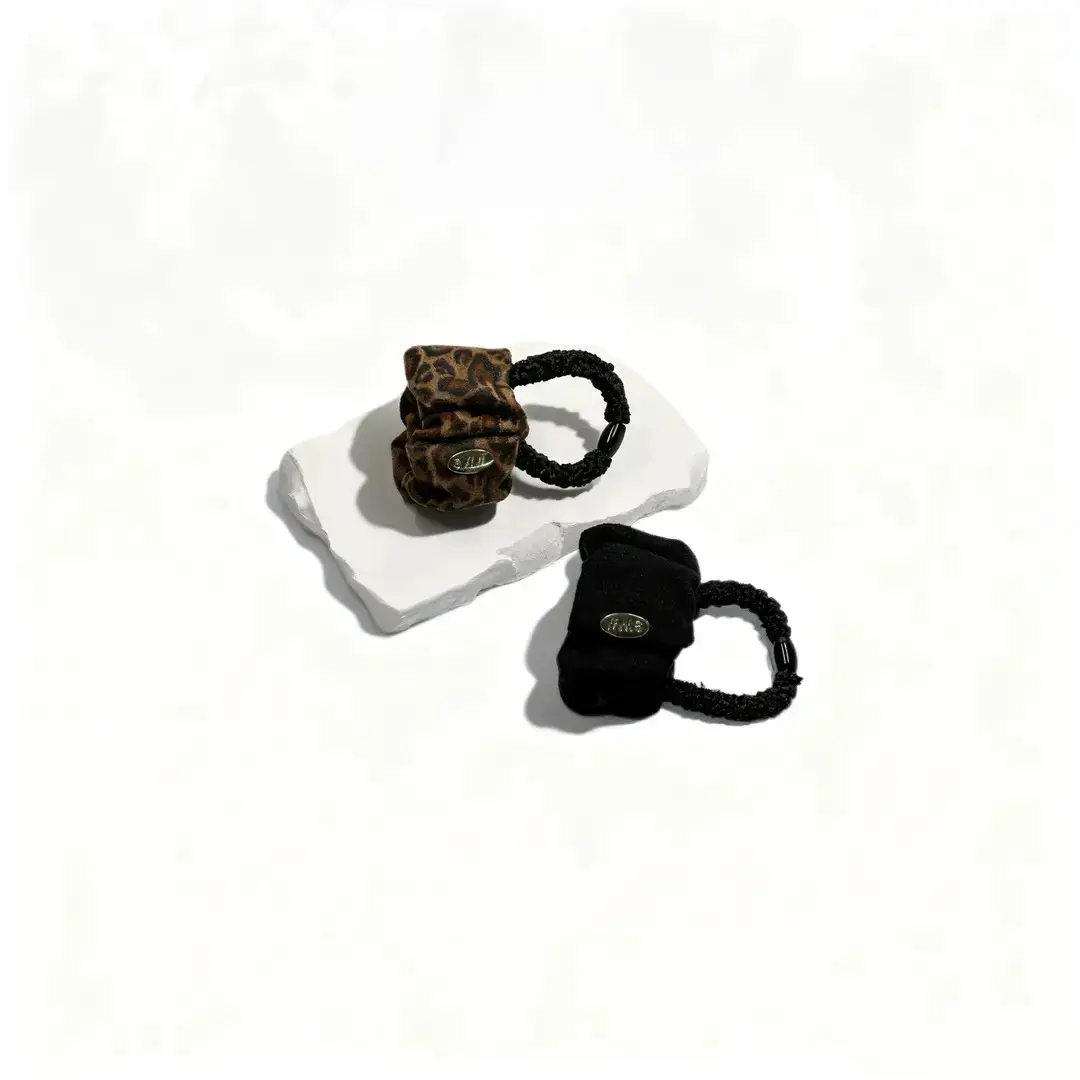 新款高弹力高级感丝绒皮筋发圈高马尾显发量不伤发发绳发圈-XW