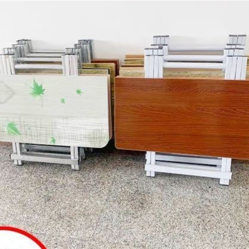 可折叠桌家用餐桌简易便携式饭桌出租房正方型小户型吃饭简约桌子