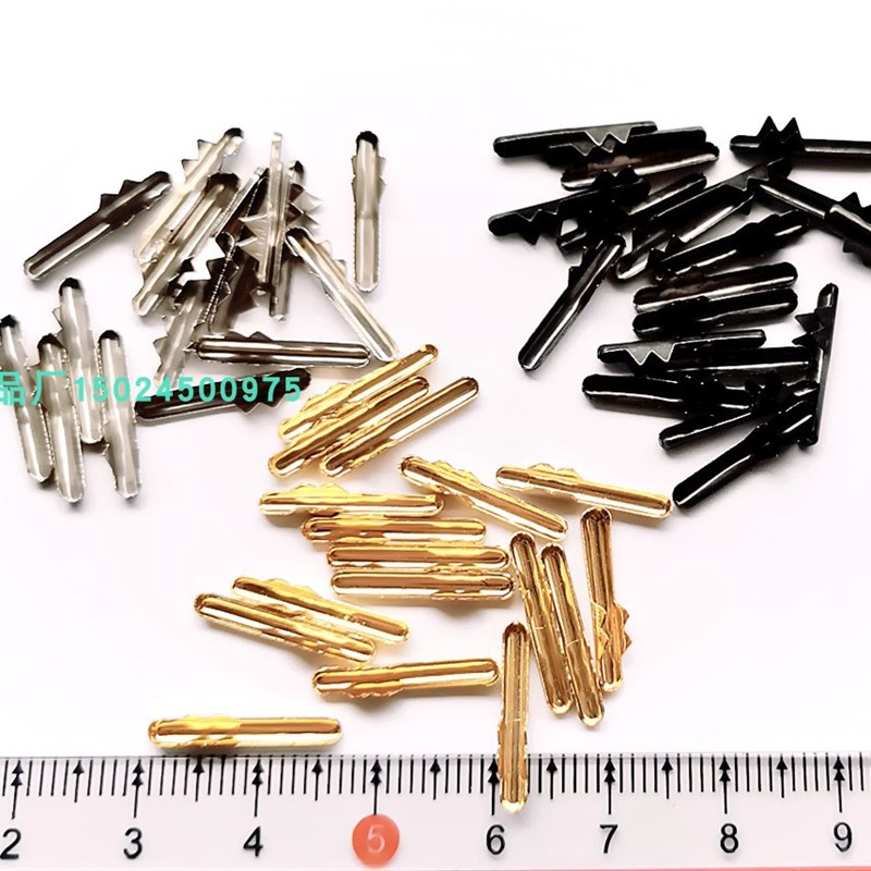 厂家供应不锈钢尾扣倒刺o扣1.6CM长小线扣卡扣绳尾夹包1-2.5MM绳