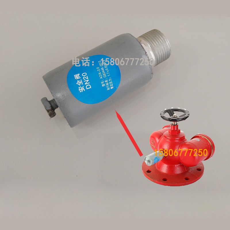 SQD100/150多功能水泵接合器安全阀配件 弹簧式安全阀 安全阀6分