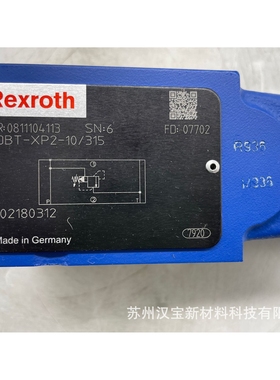 特价0811104113 ZDBT-XP2-10/315力士乐电磁阀