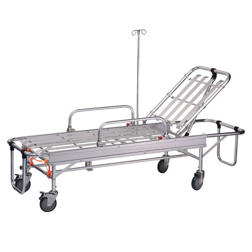 低位救护车担架车医院用120急救担架床 担架推车 铝合金上车担架