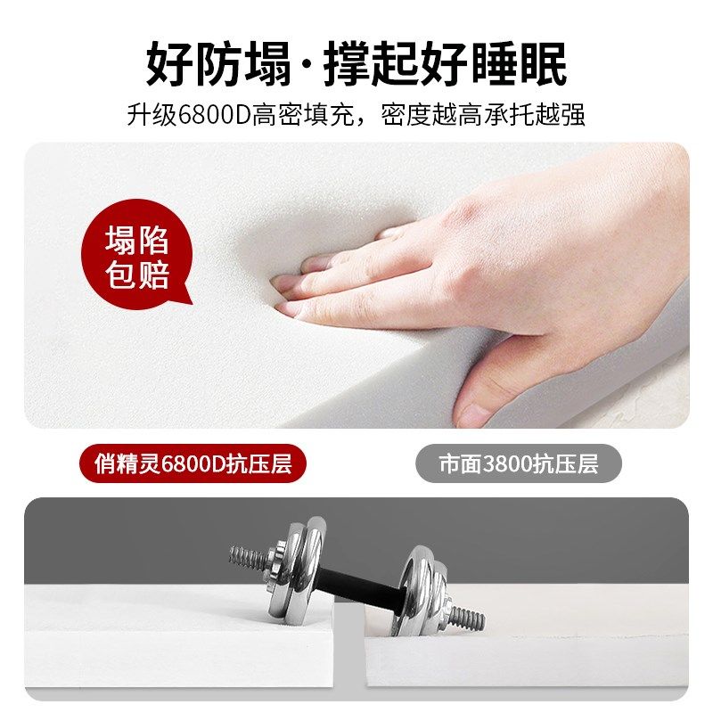 乳胶记忆棉床垫软垫家用卧室榻榻米床褥垫子租房1米5薄款褥子