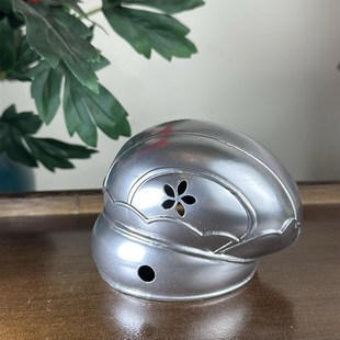 大萌制 仿明代银制梅花镂空纹小梁冠金色 汉服头饰女发冠 3d打印