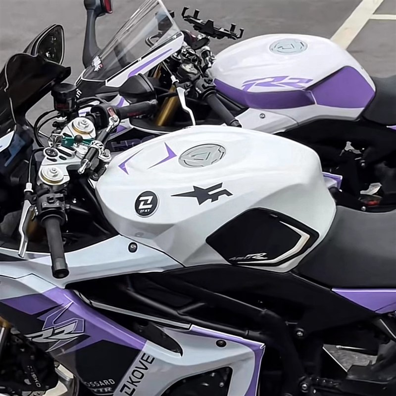 RCR原车开发改装凯越450rr油箱罩 升高油箱保护罩 改善骑行姿态