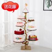 新款 欧式 创意铁艺蛋糕架六层八层十层多层婚庆婚礼生日甜品展示架