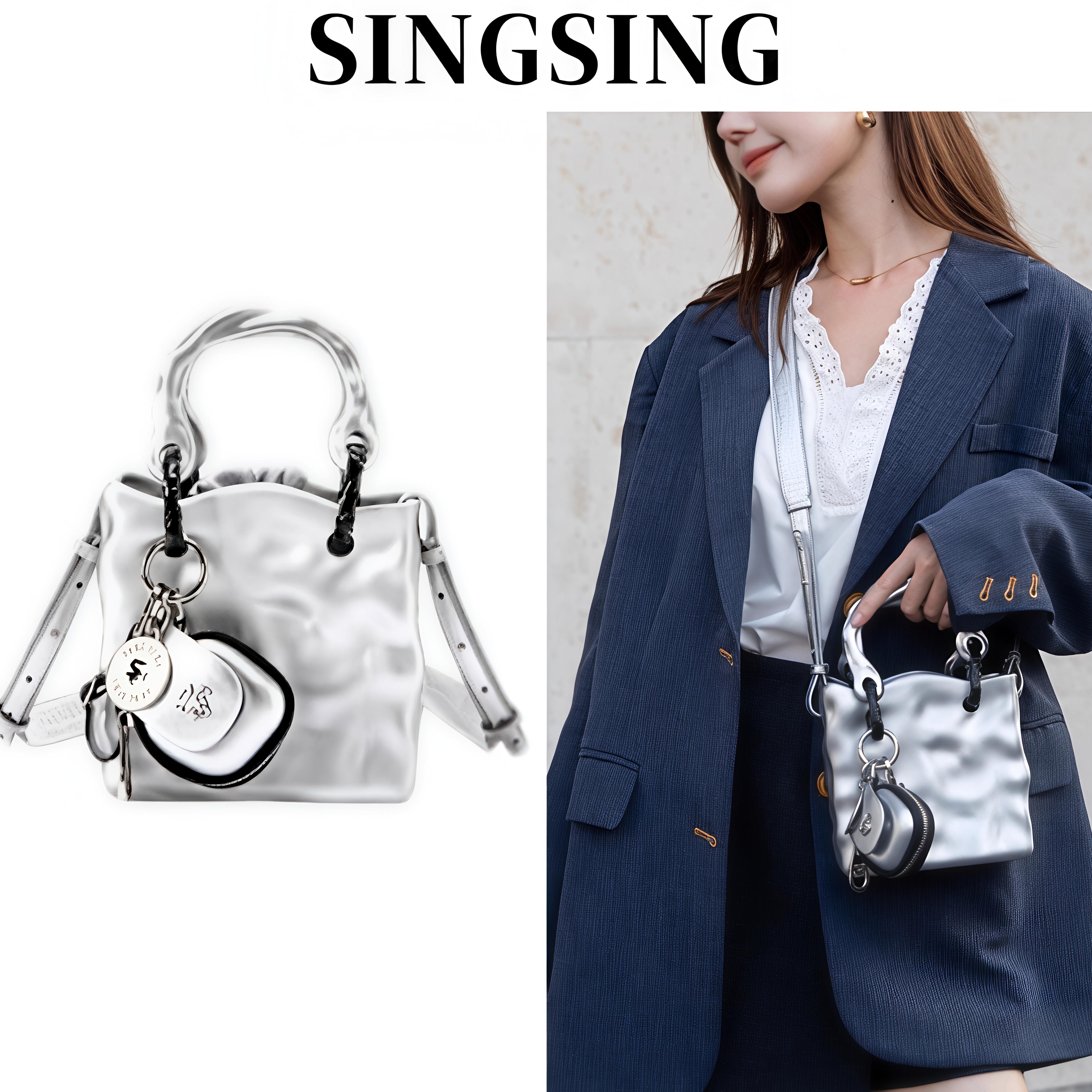 SING SING 1979法式包包女单肩陶瓷斜挎包女包2025新款通勤包包A