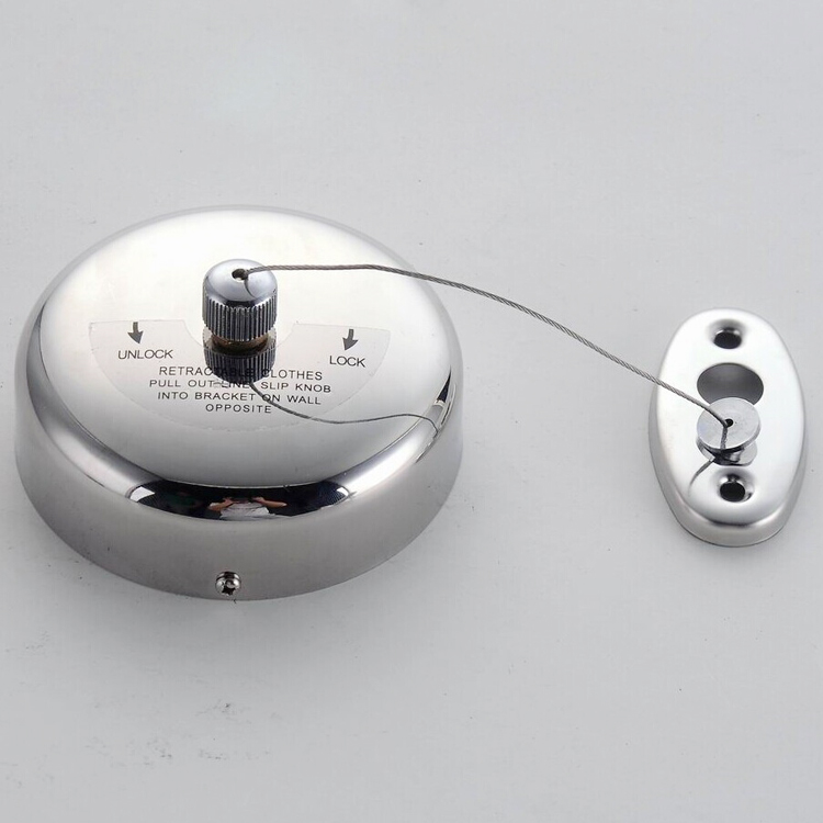 304不锈钢伸缩钢丝晾衣绳室z内浴室收缩式隐形晒晾衣架衣杆浴帘