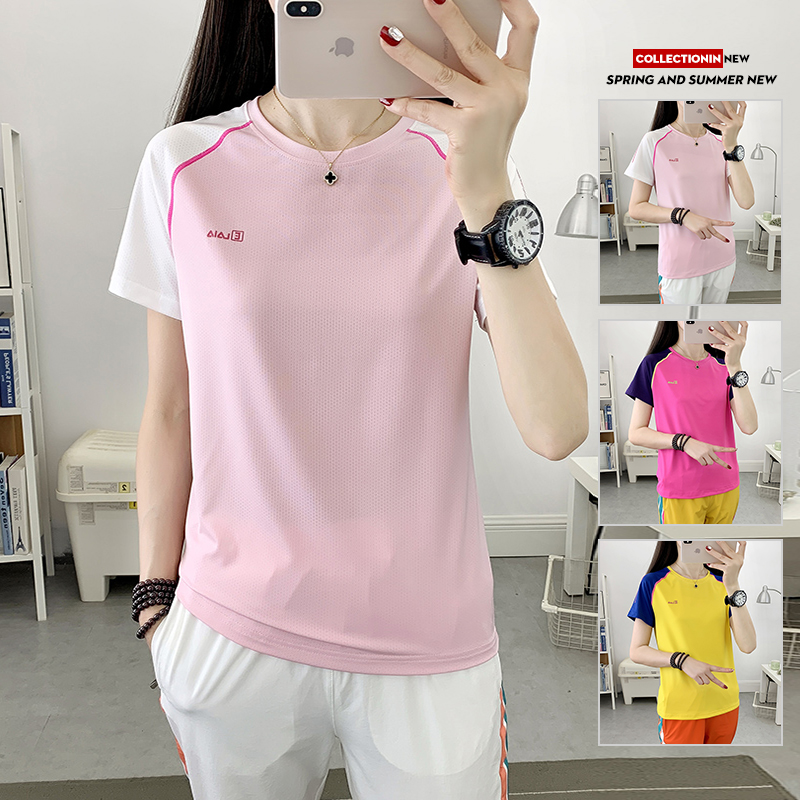 户外短袖速干T恤女休闲运动