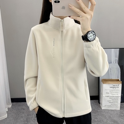 户外抓绒衣女士秋冬加厚保暖内胆