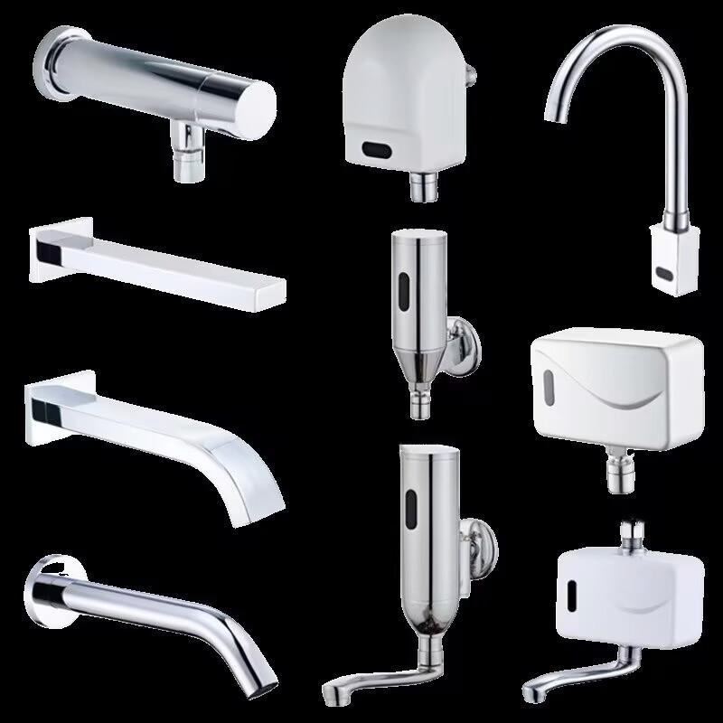 全自动感应水龙头壁挂式洗手盆传感器单冷红外智能感应冷热手机机