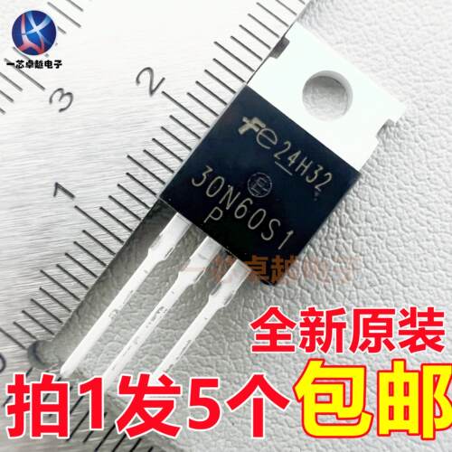 5个 FMP30N60S1/30N60S1/20N60S1 30A/600V MOS管场效电晶体TO-22