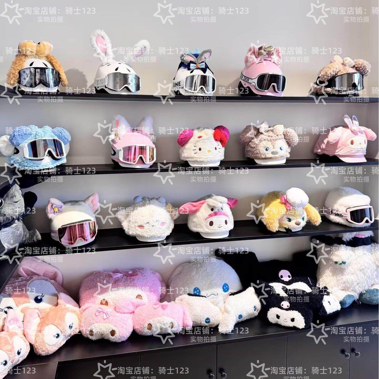 滑雪安全帽可爱装饰户外运动安全帽蝴蝶结耳朵甜美少女摆件猫耳装,摩托车/装备/配件,头盔饰配,淘宝优惠券,粉丝福利购,淘宝优惠卷