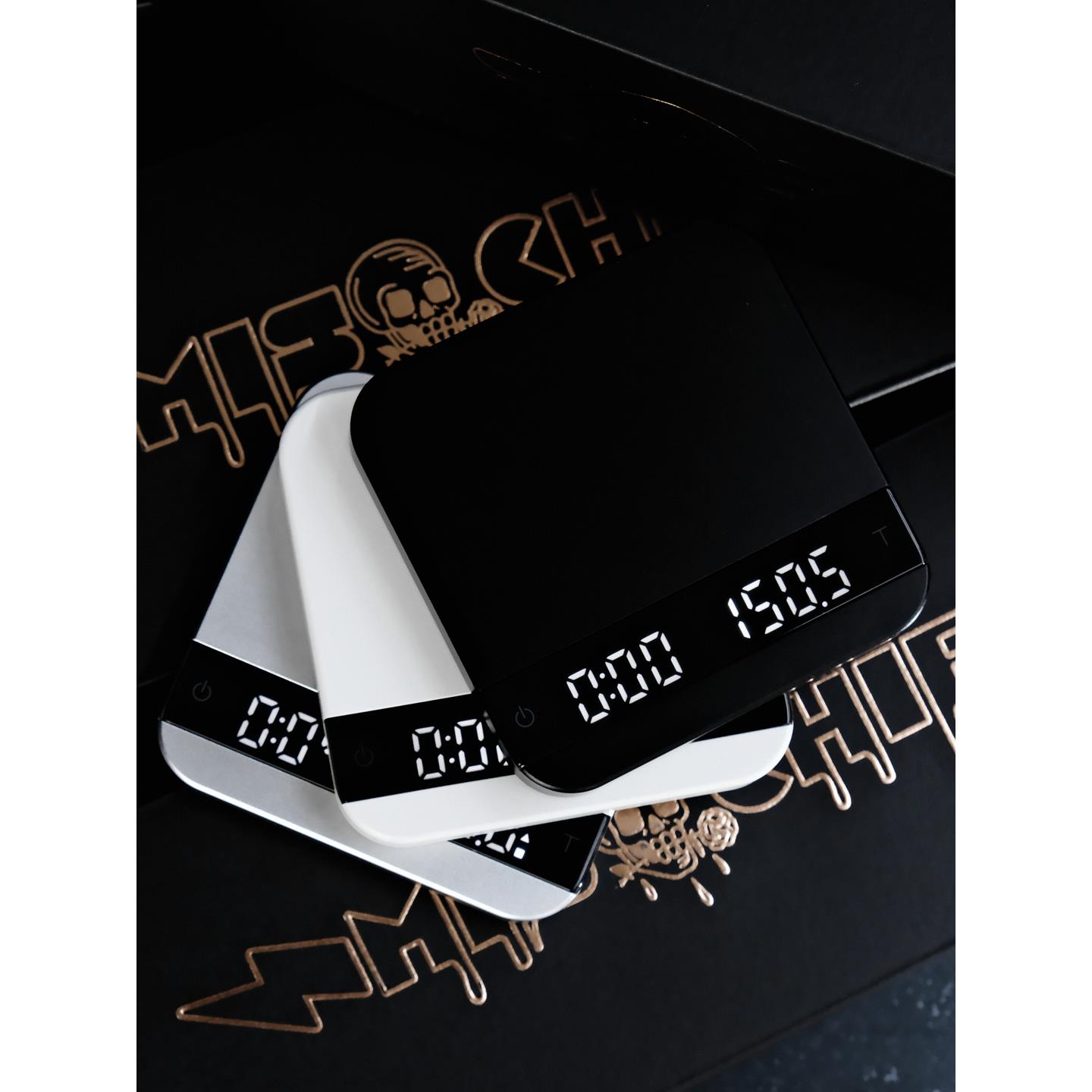 月球意式浓缩咖啡数字秤手动冲泡智能自动计时咖啡秤