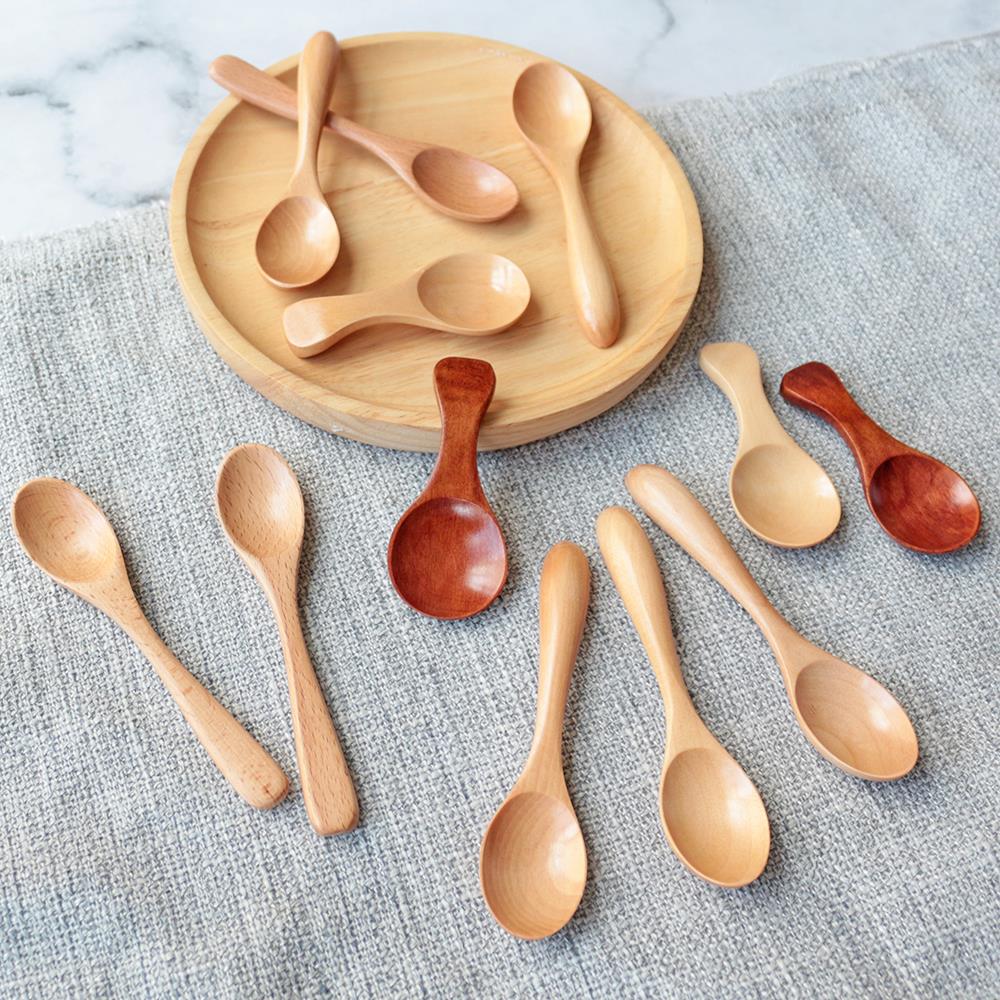 采购产品创意迷你木勺，茶匙，茶铲，咖啡勺，调味罐，盐勺，奶粉