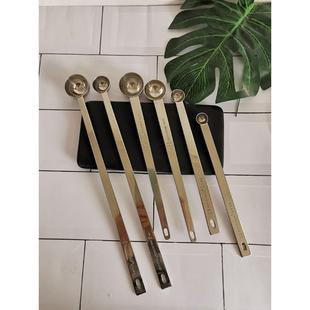 304不锈钢量勺长柄2.5/5/10/15/20/25/30ml调味茶匙果粉勺子10克