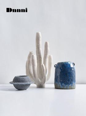 Dnnni珊瑚组合创意摆件简约现代客厅玄关电视柜样板间装饰品摆设