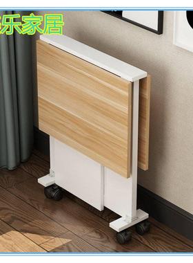 厨房折叠台面桌子餐桌折叠餐桌椅组合家用可移动小户型简易折叠桌