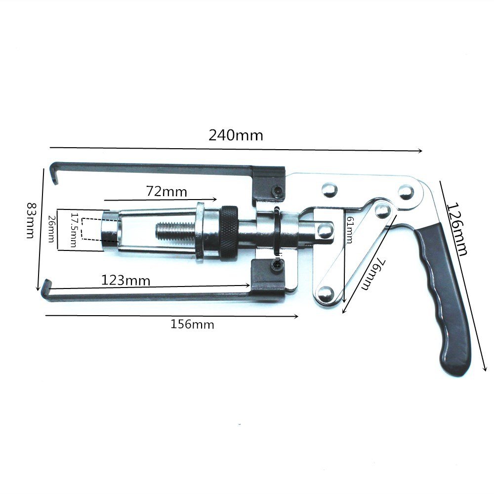免拆下压式凡尔钳油封工具气门弹簧拉拔拆装更换气门油封拆卸工具