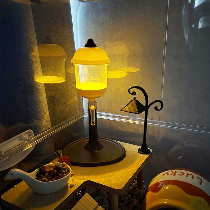 【会发光】仓鼠路灯饮水器防漏