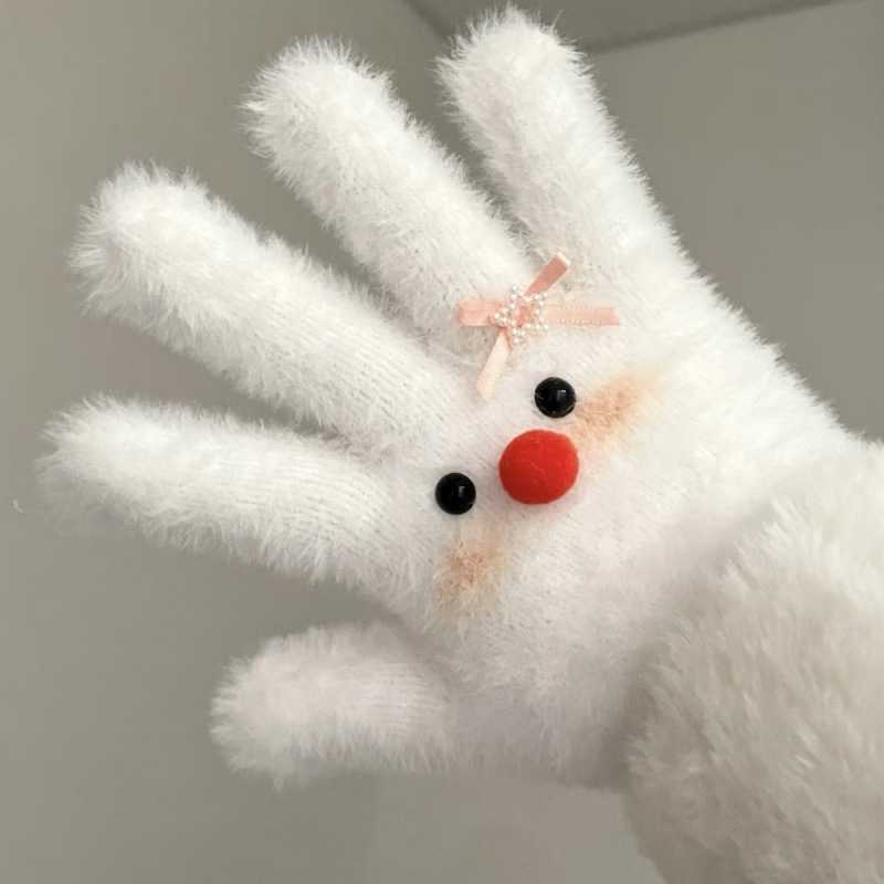 下单立减50蝴蝶结腮红雪人手套