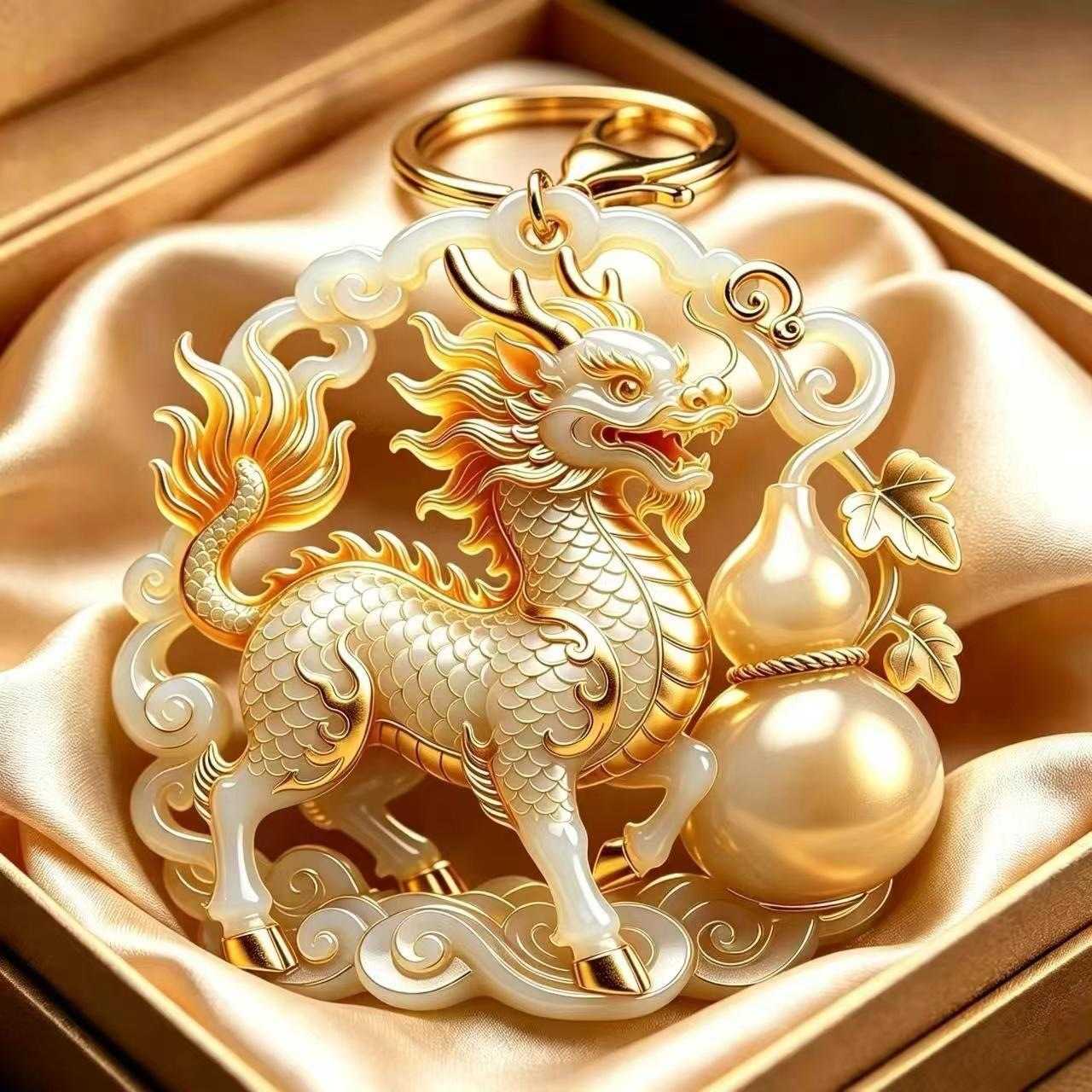 下单立减50新中式麒麟葫芦玉雕