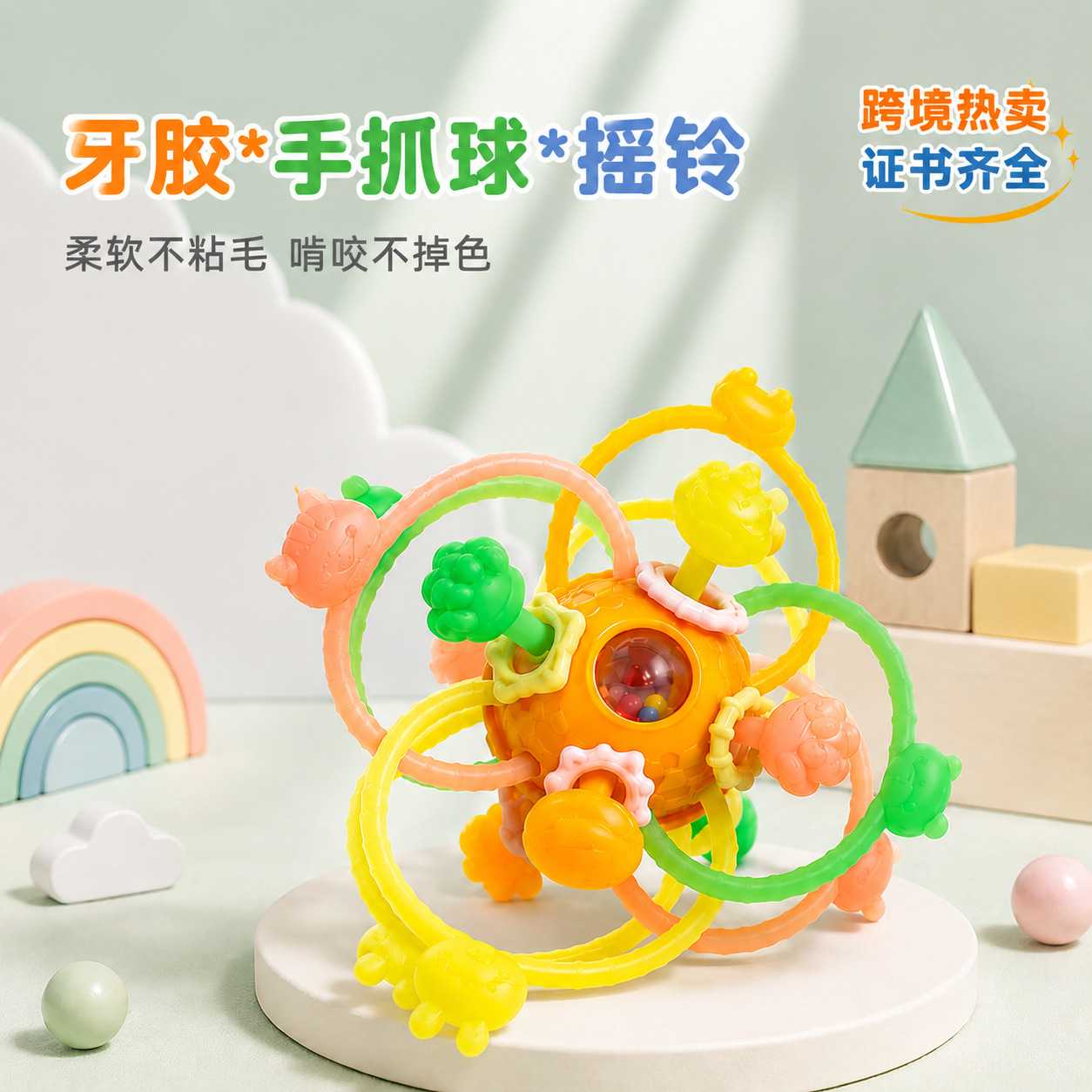 下单立减50婴儿曼哈顿手抓球宝宝