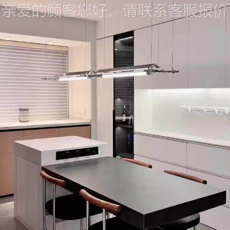 烈超Ma467蔡rio Tsi马扎长灯条a餐厅吊灯后现代创意简约个性吧台