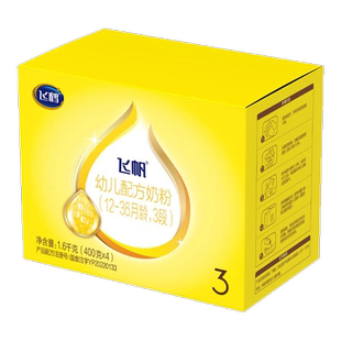 【春节不打烊】飞鹤飞帆3段1600g盒装新国标追溯正品源码三段奶粉