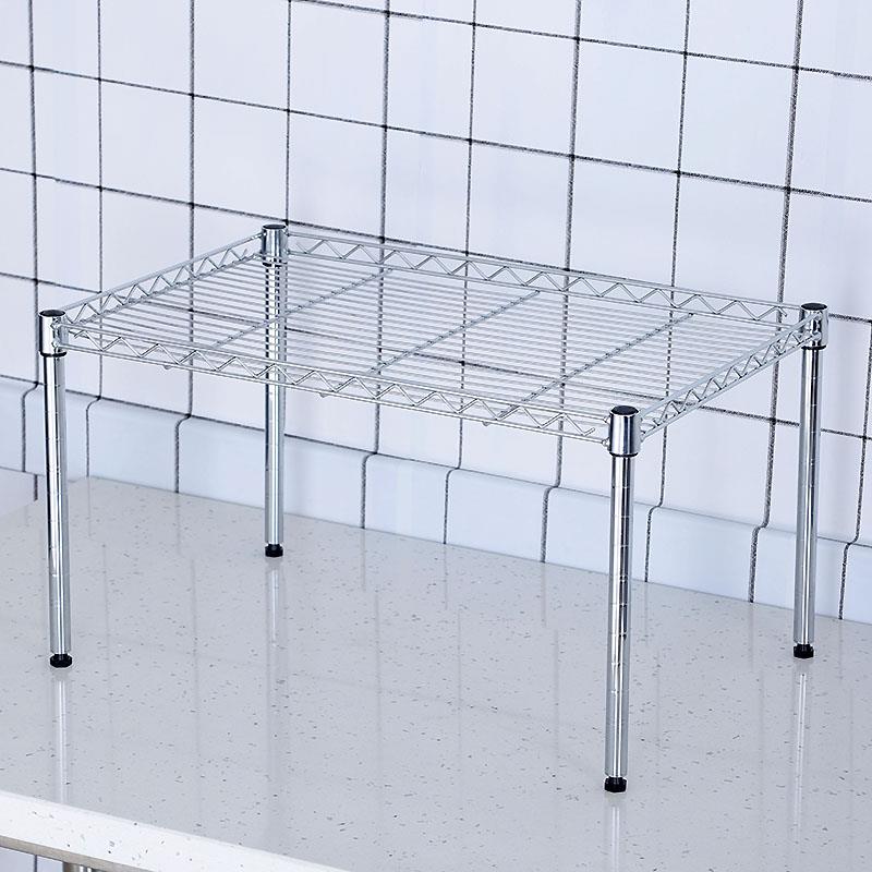 定做整体橱柜隔层架衣柜分层厨房置物架一层微波炉架锅架烤箱架单