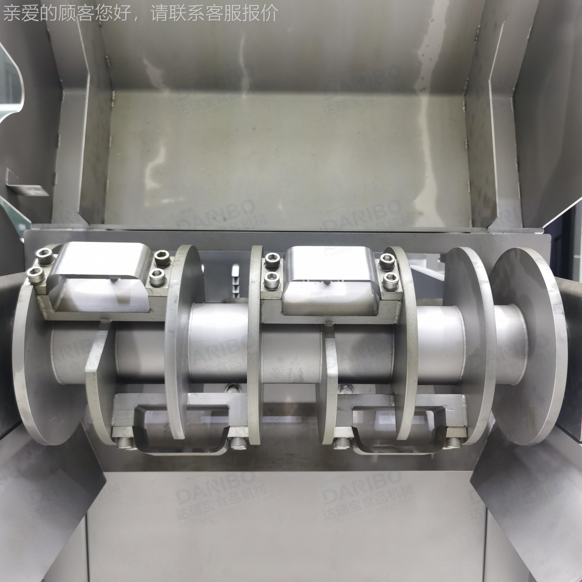 A整块猪四号肉后板分切分割设备 可对接大端型冻绞肉机DRB-PR30时