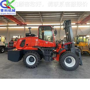 面多573地形物运输越野叉货车装 工厂运输设备 路施工货物卸叉车