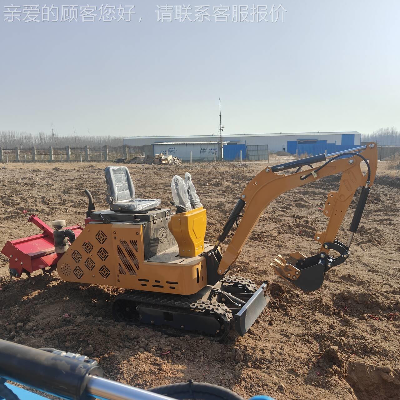 家用土履HT12旋耕带挖旋耕机挖旋一体机地果园棚大农用翻旋耕机小