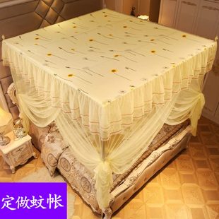 加厚加密单双人床家用超大 定做加大防尘顶蚊帐防灰遮光挡灰布新款