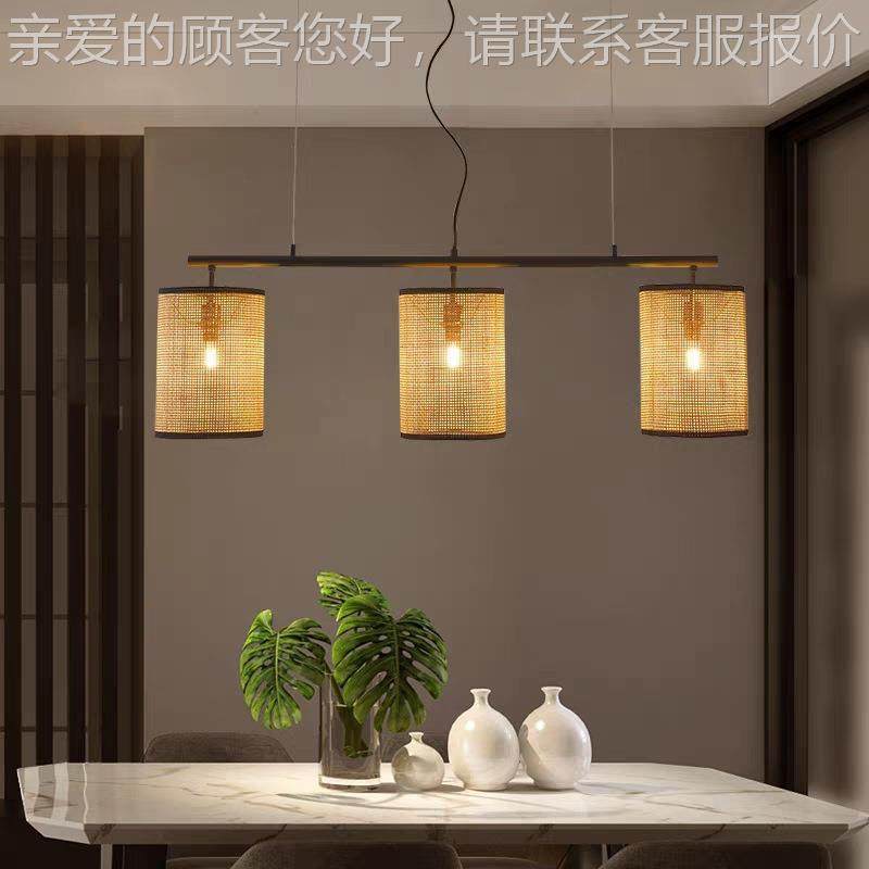 日式长240条藤餐艺寂侘风吊灯家个性用书房厅民宿吧台院茶室吊灯,家装灯饰光源,智能吊灯,淘宝优惠券,粉丝福利购,淘宝优惠卷