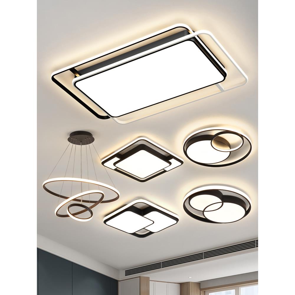 大气客厅主灯LED吸顶灯 北欧现代简约卧室餐厅灯全屋套餐灯具组合