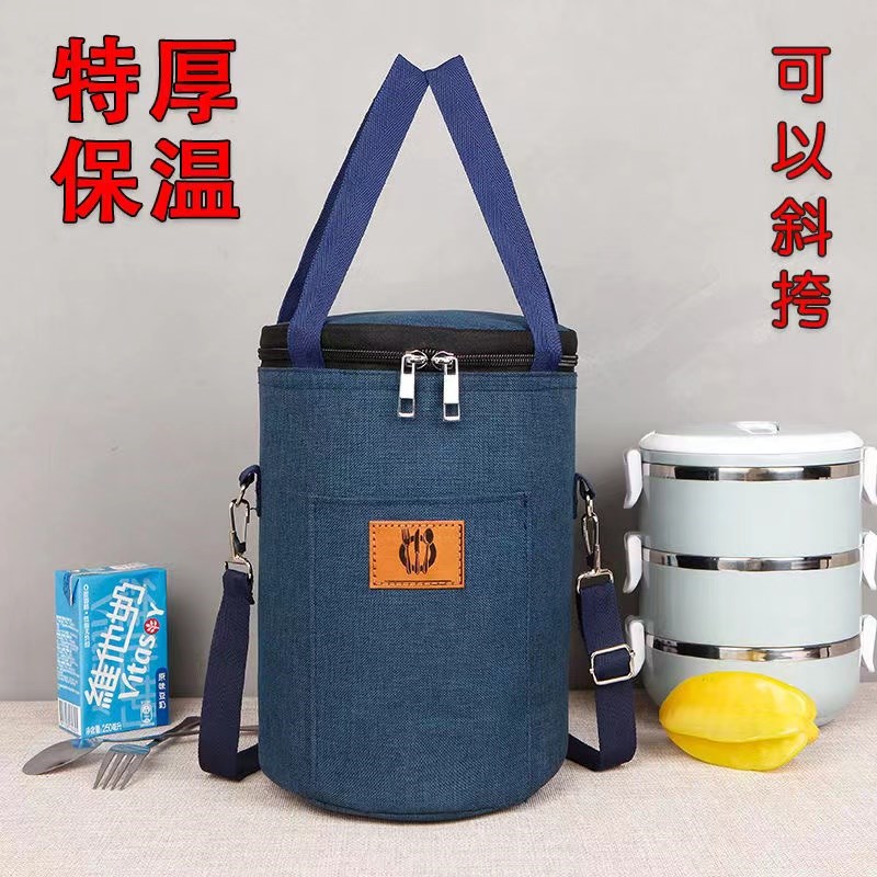 特厚保温袋d加厚手提带饭饭盒包便当袋子保温包大号大容量包饭盒