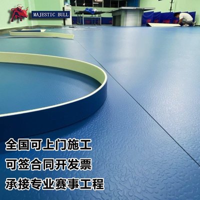 篮球地胶室内防滑舞蹈高弹专业羽毛球场地垫乒乓球室PVC运动地板