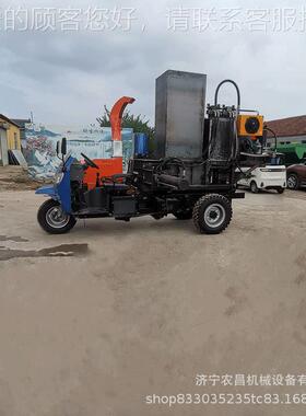 PZL自走式麦秸稻草压块机秆 装秸液压打包机 自块动粉碎压袋机