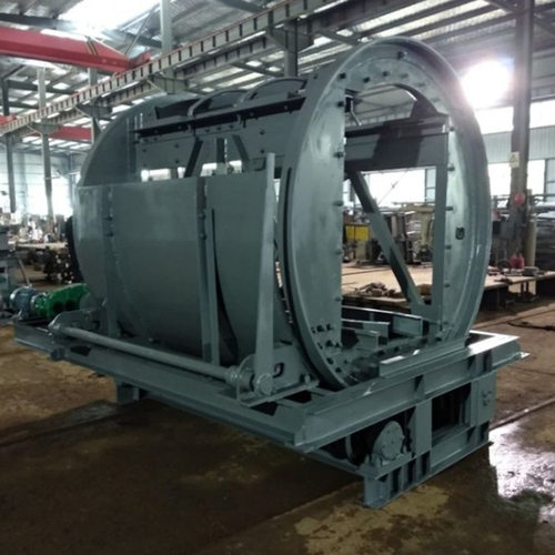 FGY-1.7/6/FGY-1.1-6液压传动效率高侧卸翻车机 桶型翻罐笼侧卸式