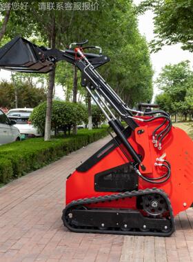 拓出口海意大679利HT82农滑移3装载机 园林绿化用液压转向履带式