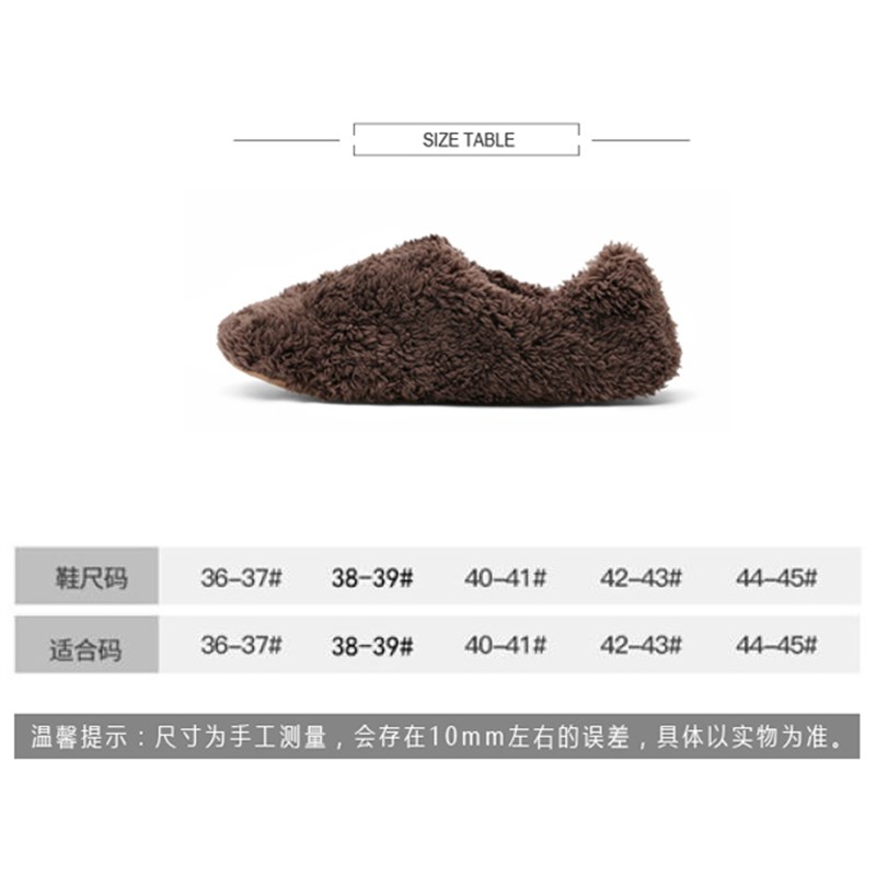 日式冬季棉拖鞋木地板静音防水软底包跟女毛绒O保暖室内包脚家用