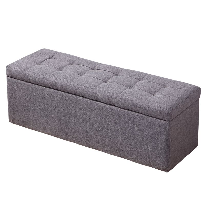 布艺换鞋凳鞋柜可坐穿鞋凳家用沙发长方形储物试衣间凳子长条凳床