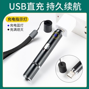 充电逗猫棒多图案表情红外线逗猫笔 自嗨激光笔神器猫咪宠物玩具